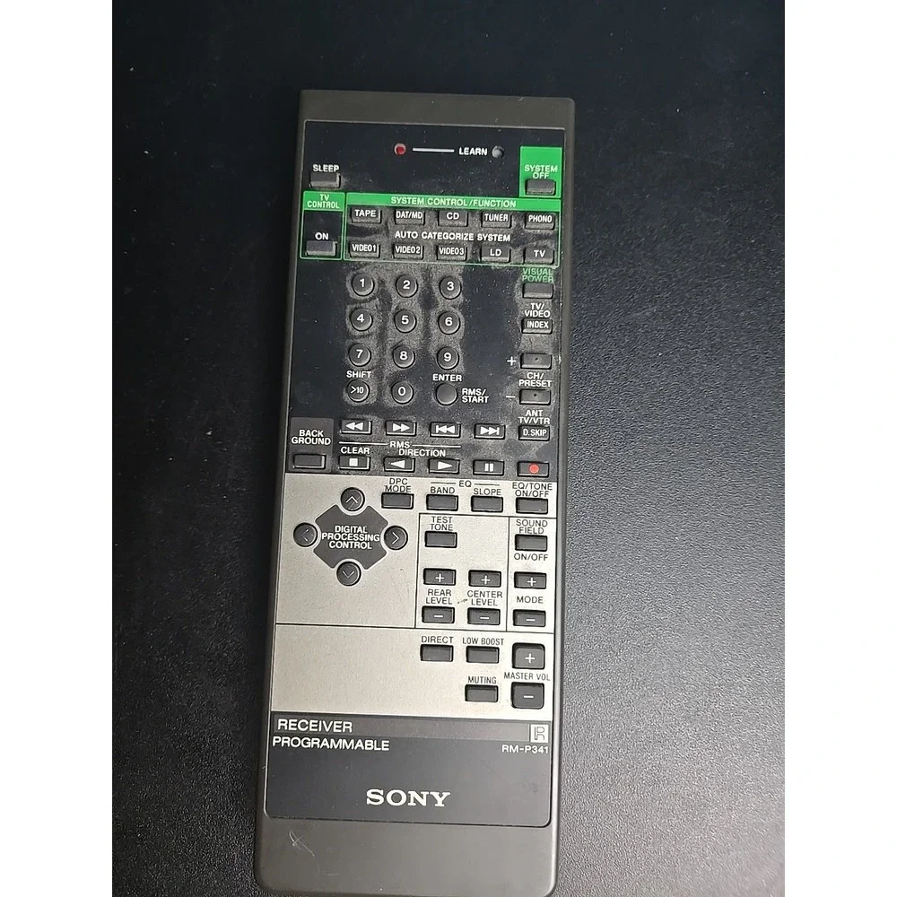Sony RM-P341 Audio Receiver Remote for STRD1015 STRDE1015G STRGX9